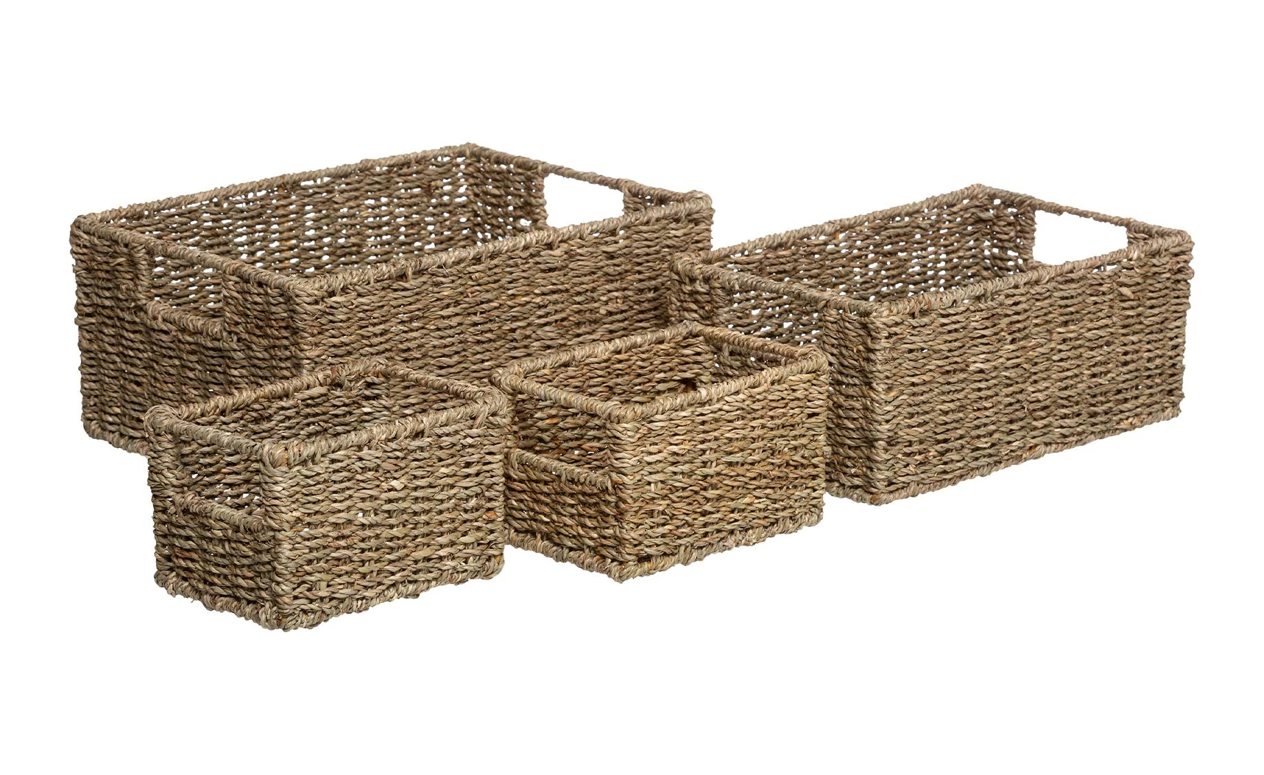 Ukrasna korpa Rory set 4kom, 3 veličine u setu natur