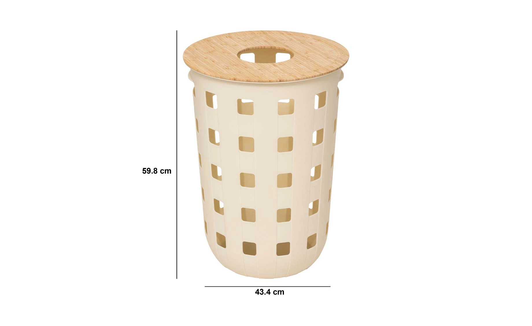 Korpa za veš Harmony 50l bež