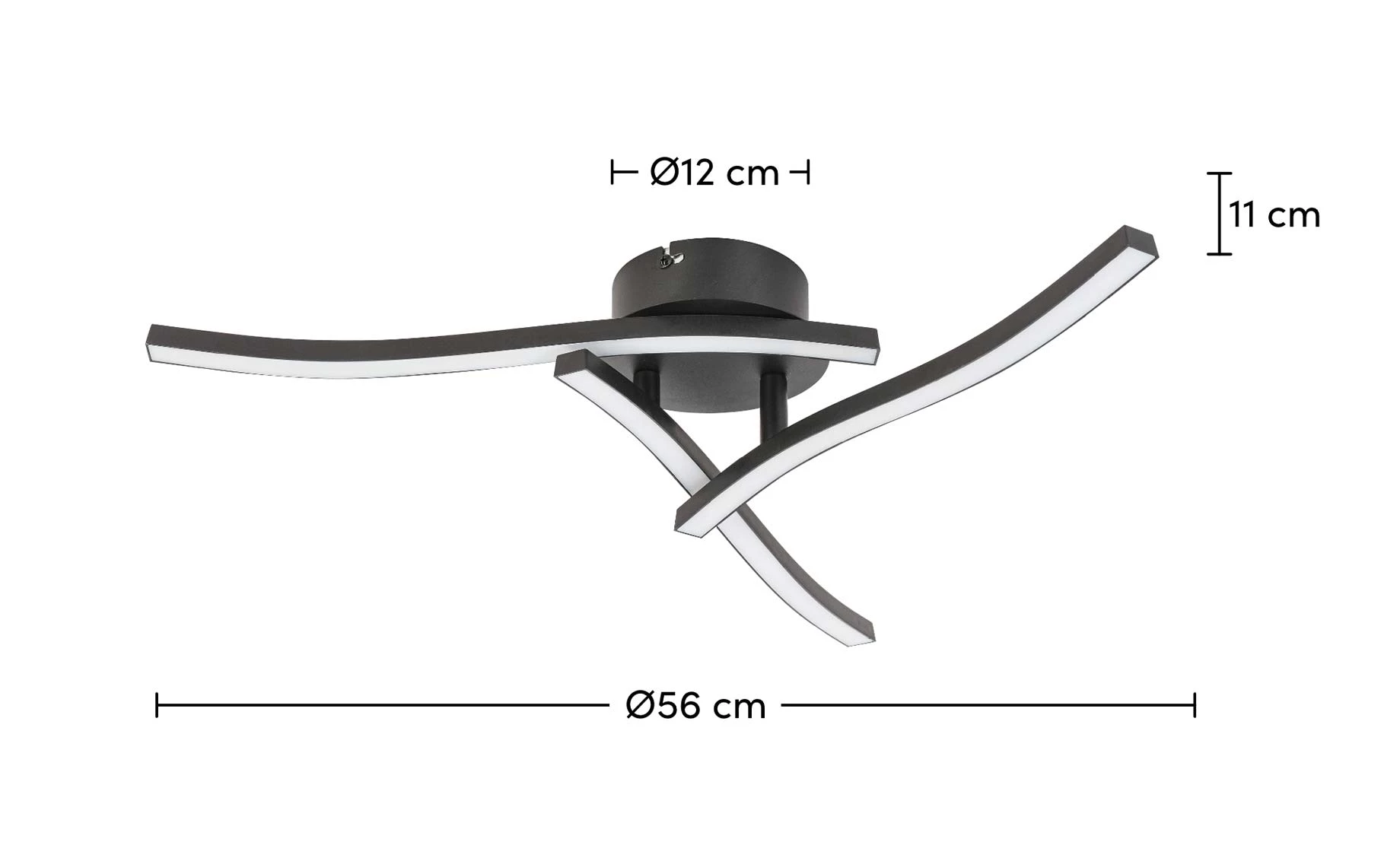 Stropna lampa Cora LED 3