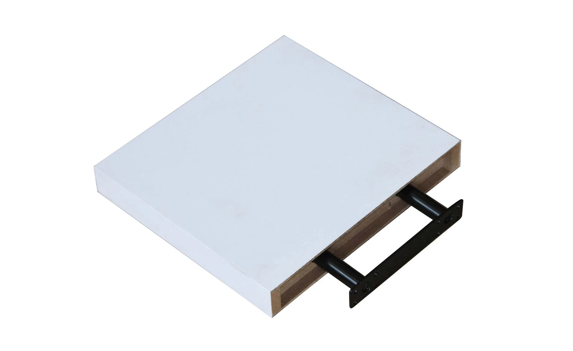 Simple zidna polica 23,5x23,5x3,8 cm bela