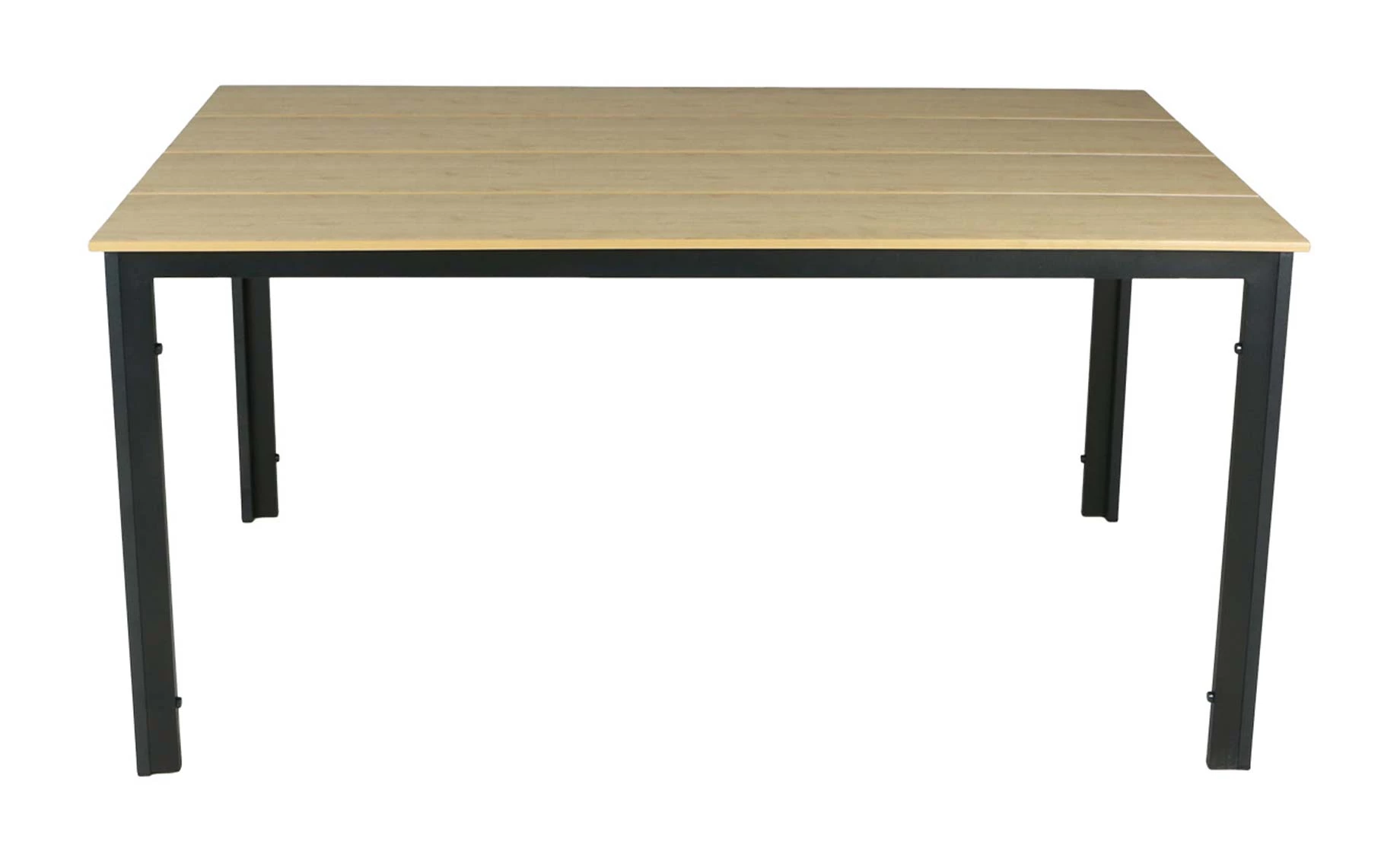 Deglas aluminijski sto 150x90x74 cm natur ploča