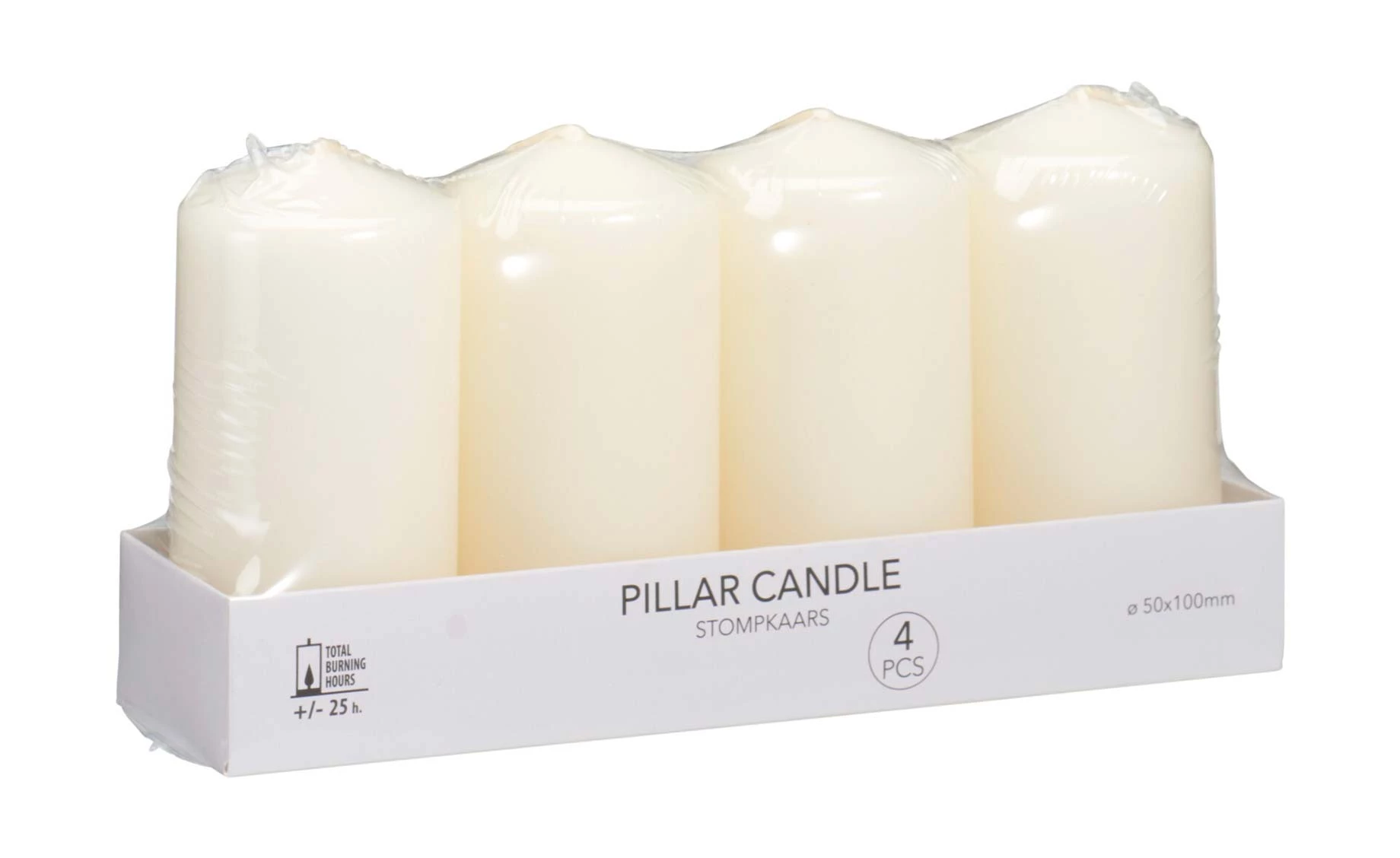 Set 4/1 sveća Theo 5x1'cm