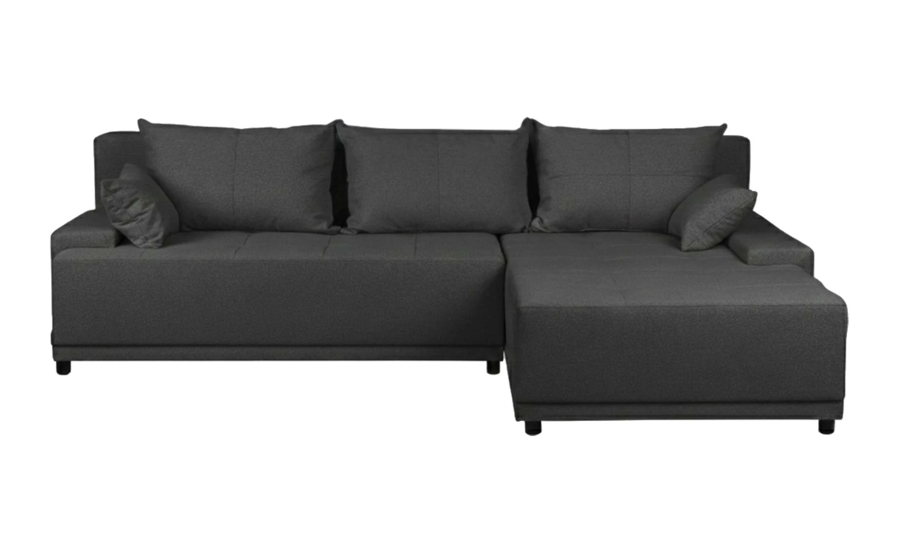 Lara ugaona garnitura sa ležajem i prostorom za odlaganje 266x178x75 cm univerzalna siva