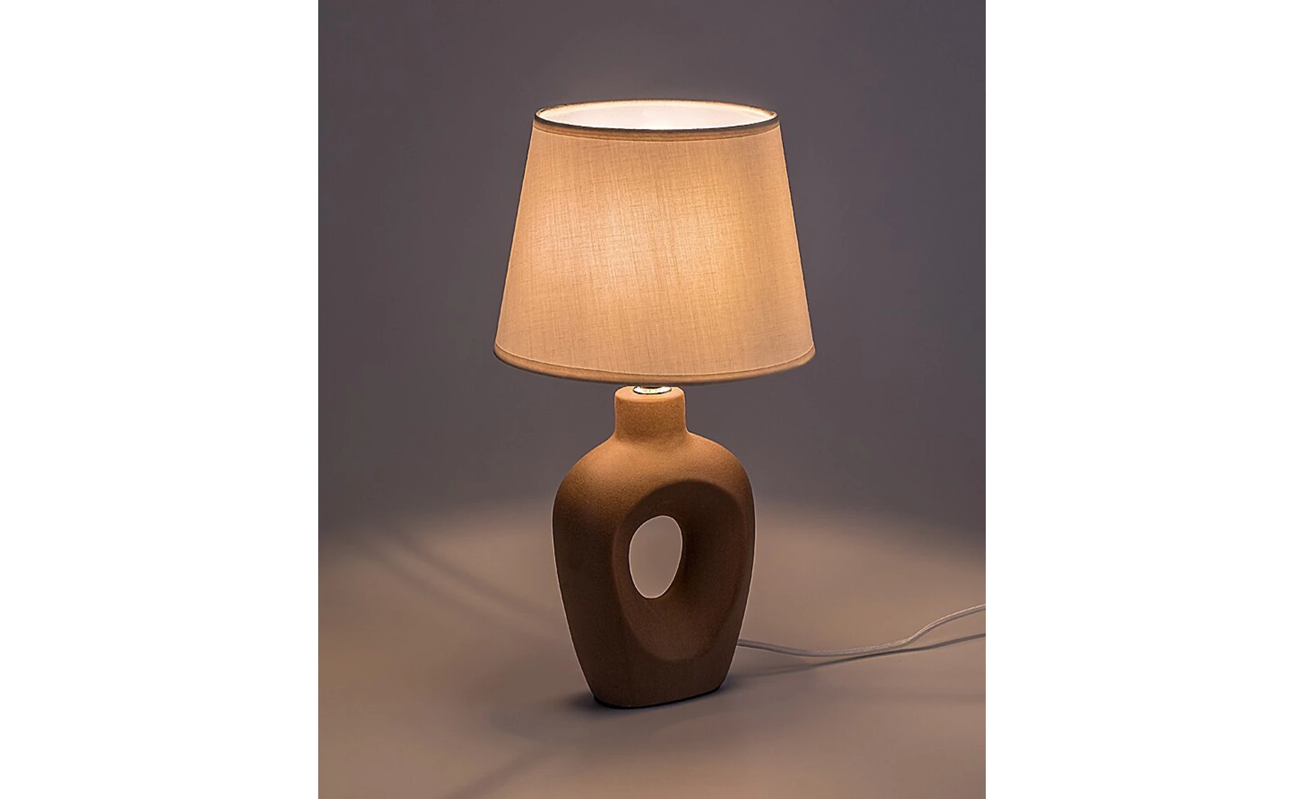 Stona lampa Madelor braon