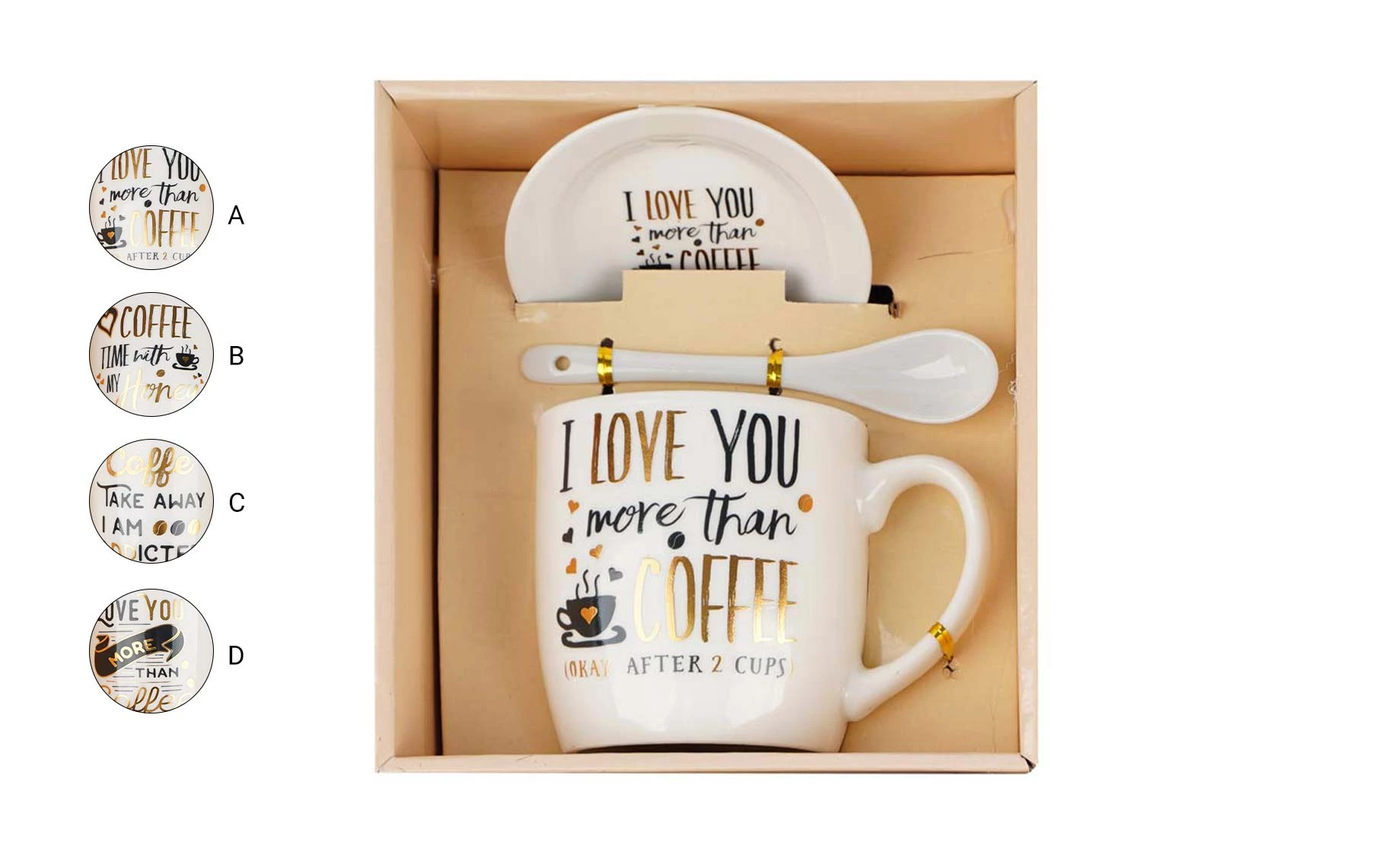Šolja Coffee 350ml više motiva
