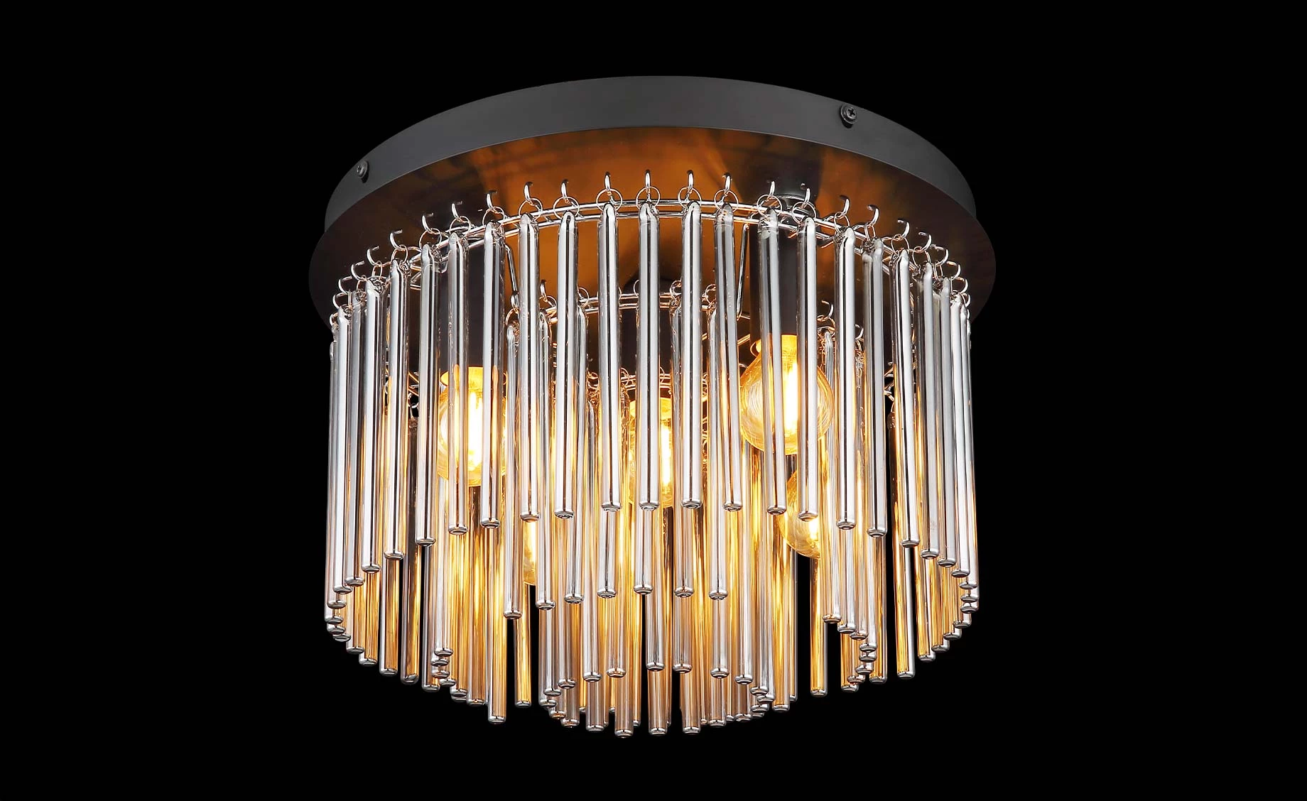 Stropna lampa Gorely crna