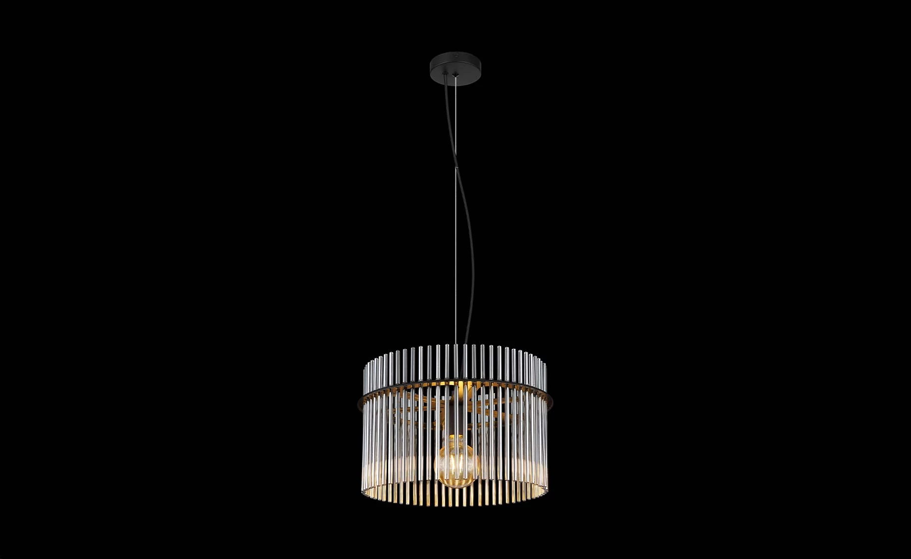 Viseća lampa Gorely crna 2