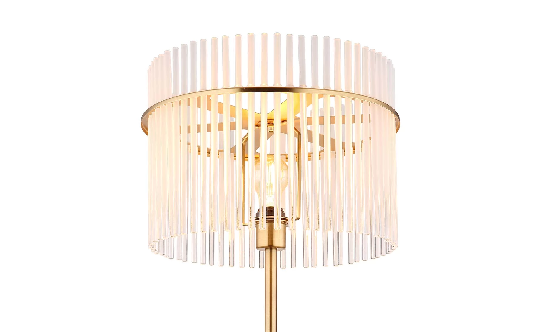 Podna lampa Gorely zlatna