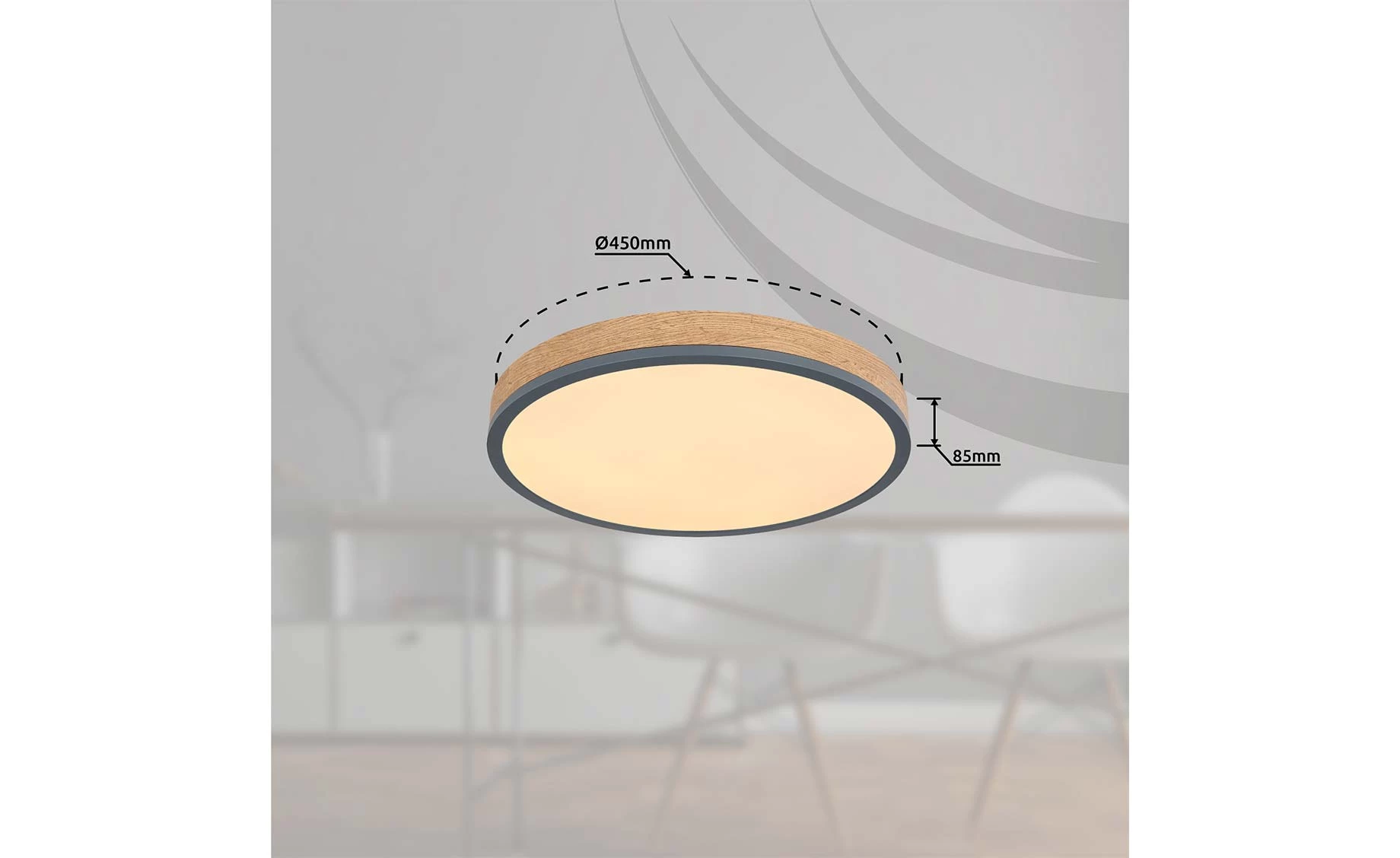 Stropna lampa Doro LED 45cm