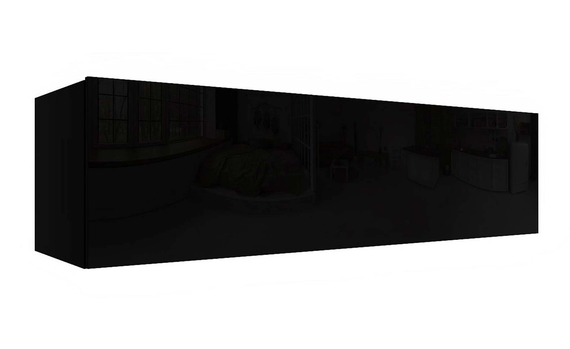 Izumi tv stalak 1 vrata 140x40x36,8 cm crna v.sjaj