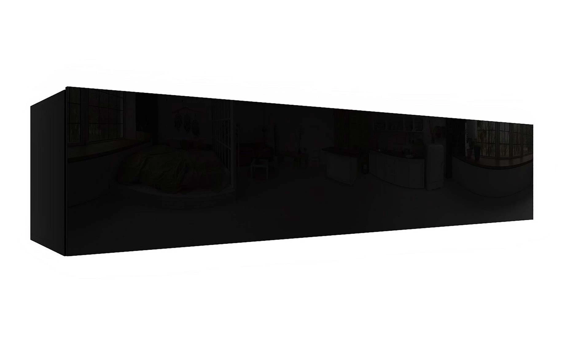 Izumi tv stalak 1 vrata 140x40x36,8 cm crna v.sjaj
