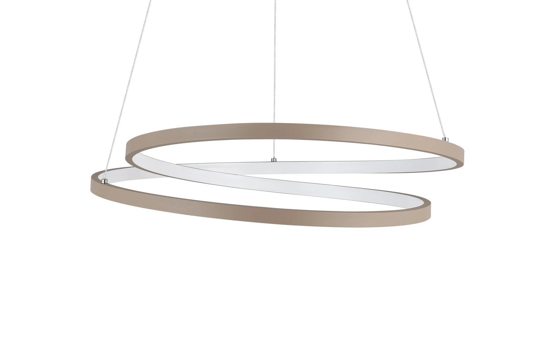 Viseća lampa Ruotale LED bež