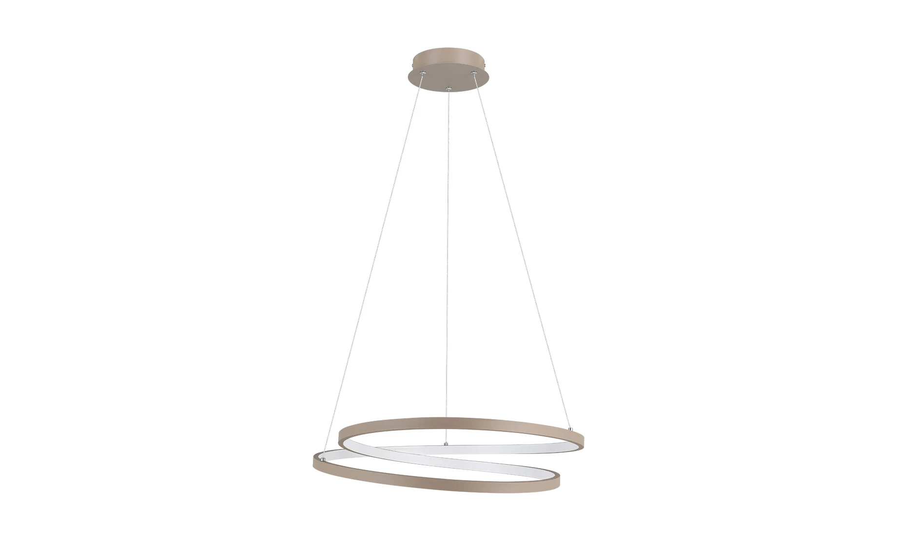 Viseća lampa Ruotale LED bež
