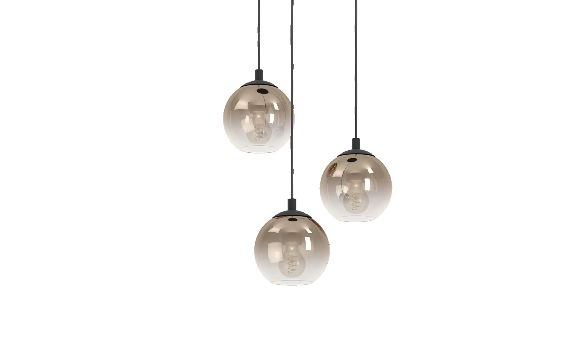 Viseća lampa Ariscani 3 bež