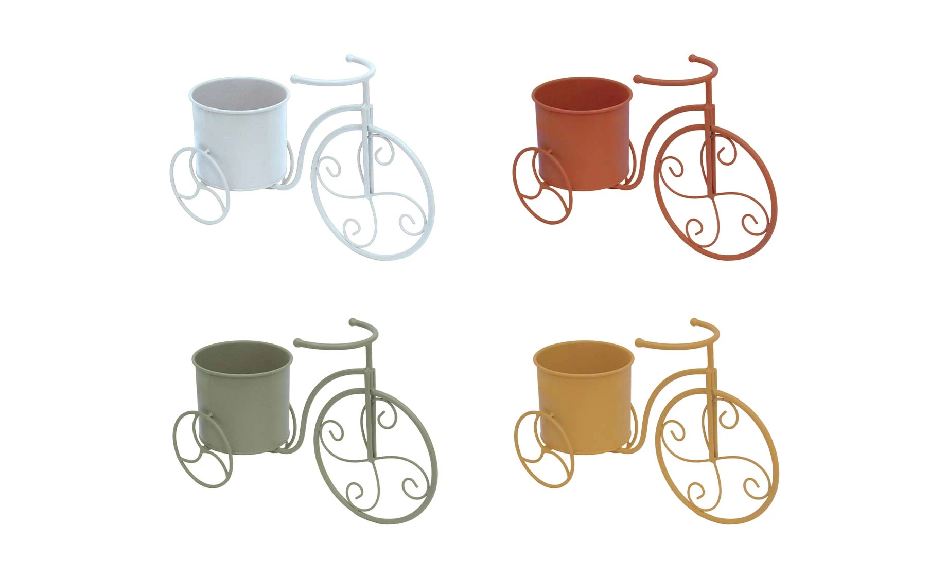 Amelie saksija na stalku 41x15x27 cm više boja