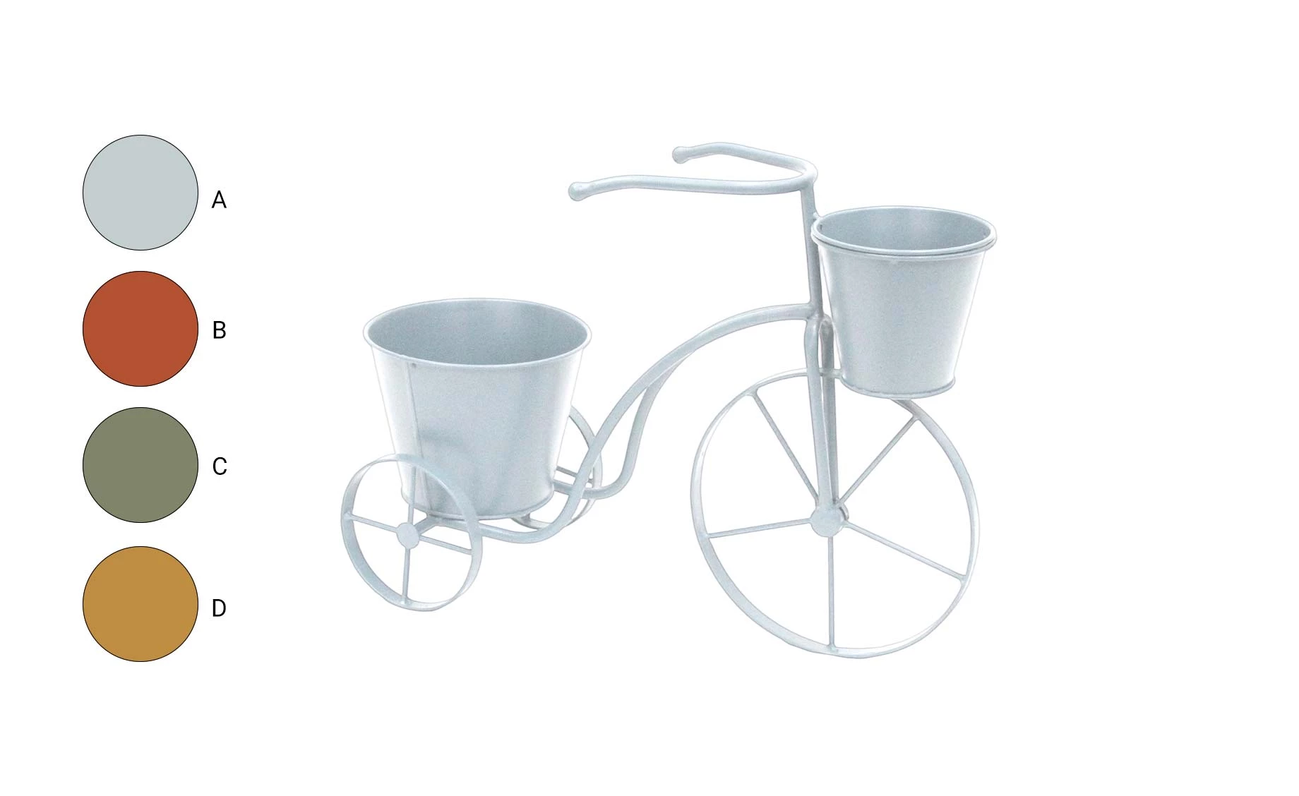 Celestine saksije na stalku 46x17x32 cm više boja