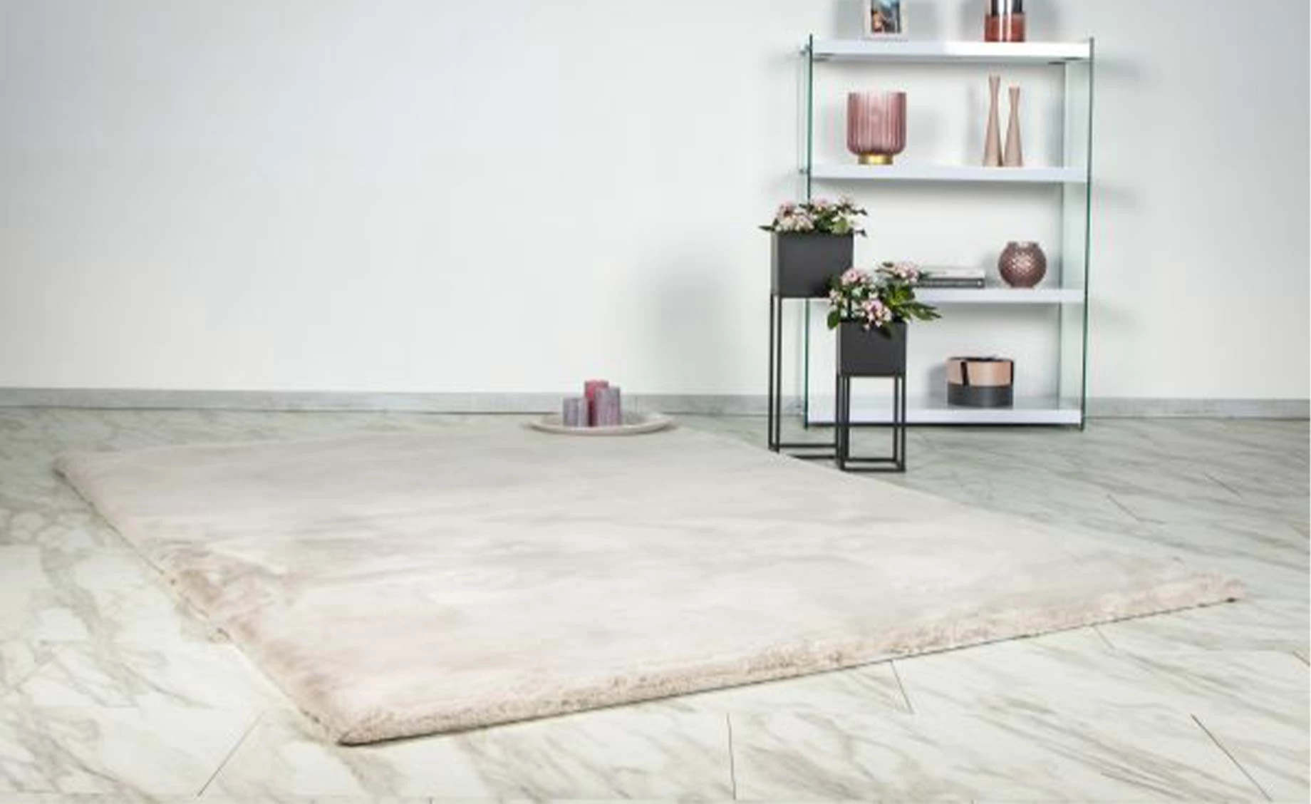 Tepih Heaven 200x200cm svetlo sivi