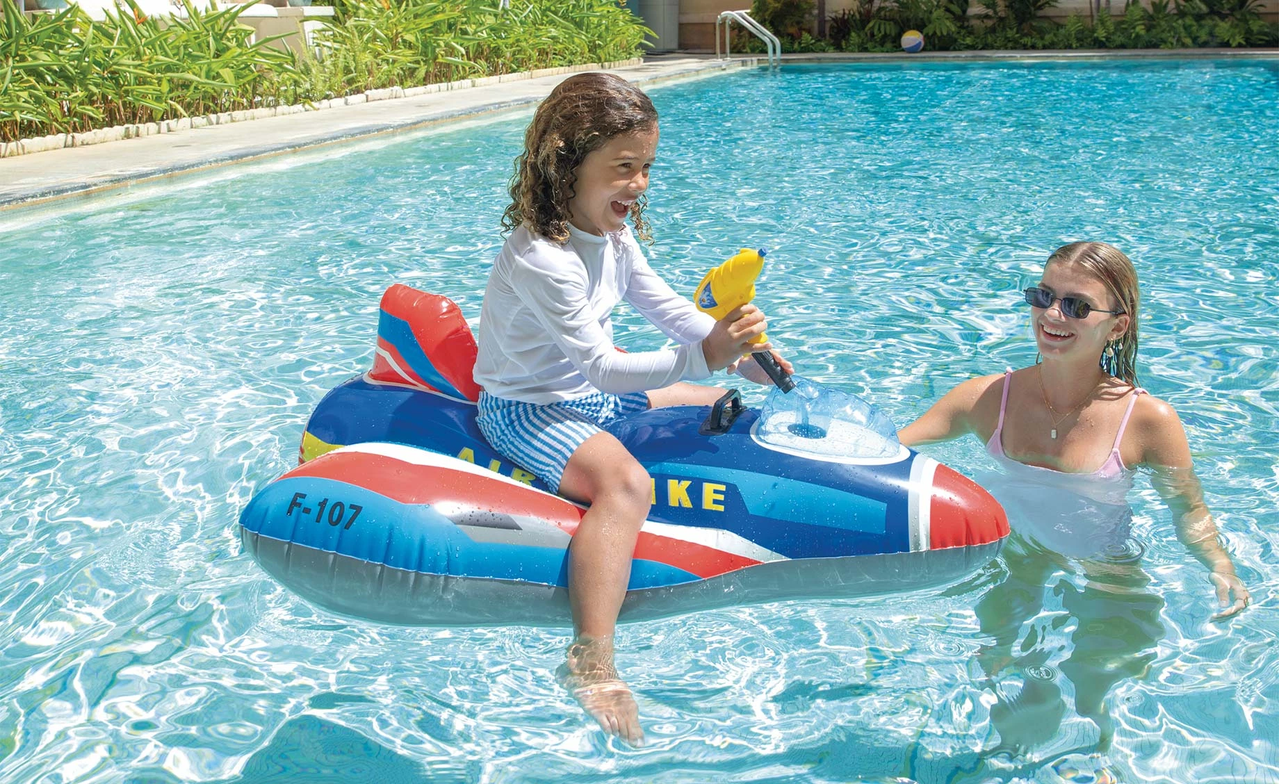 Madrac na napuhavanje Jet Fighter RIDE-ON 3+ Intex 57531NP