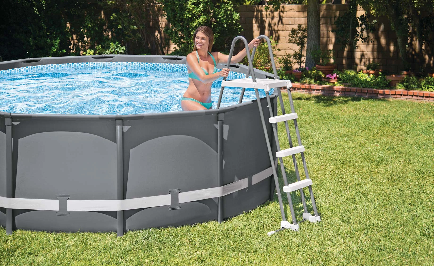 Merdevine za bazen 122 cm Intex 28076