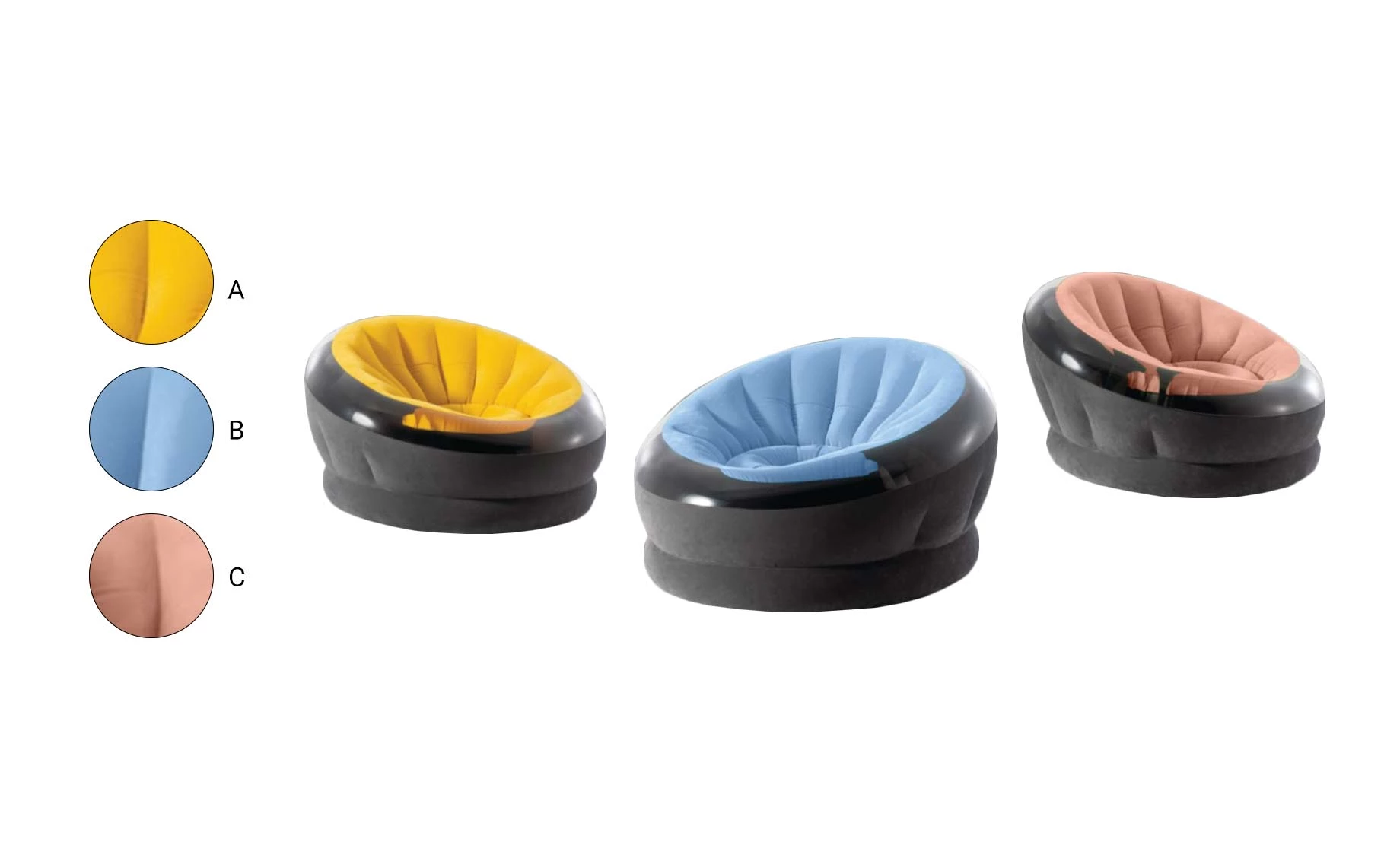 Stolica Empire, 3 boje Intex 68582NP