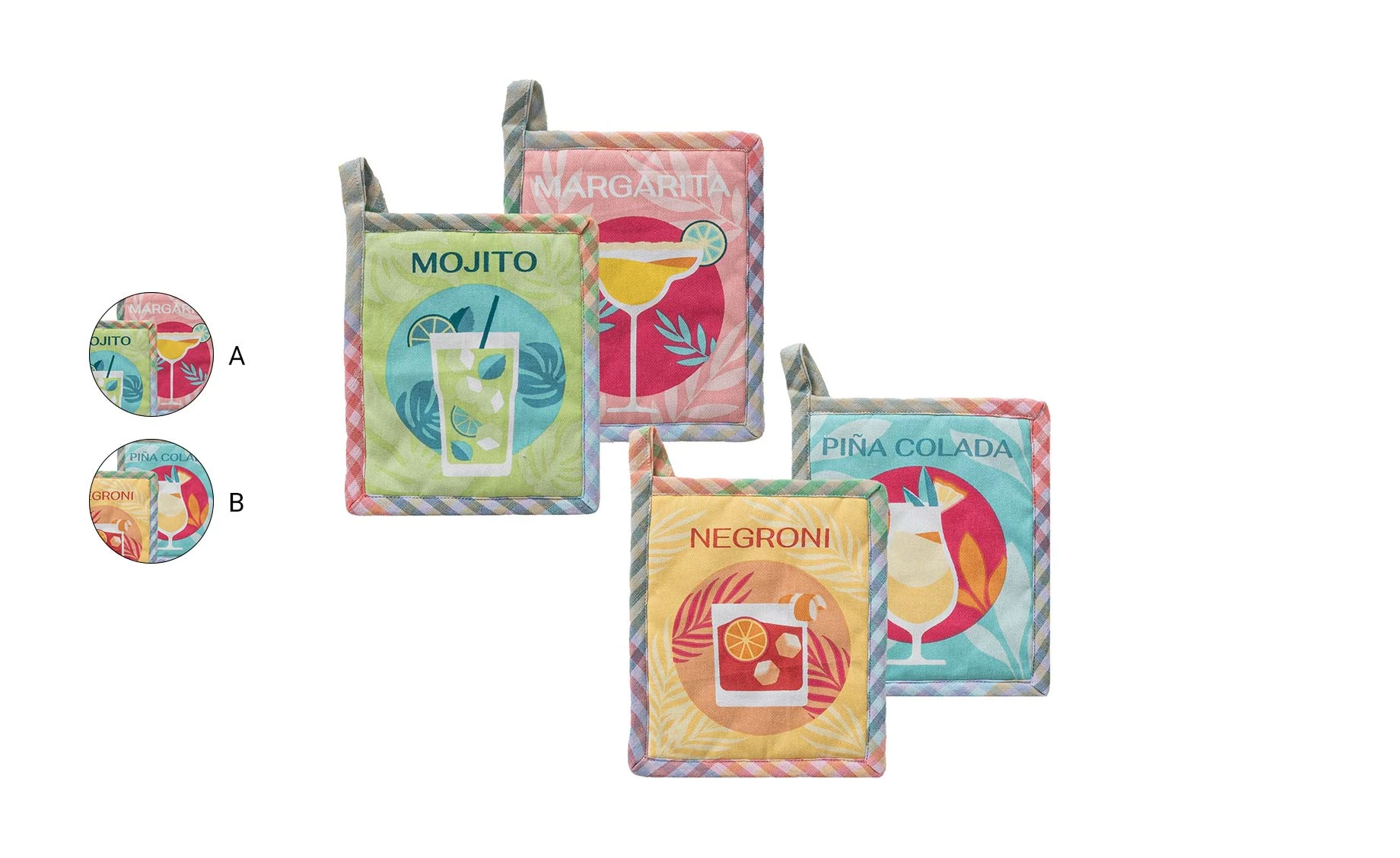 Set podemtača Summer drink 2/1 više dezena