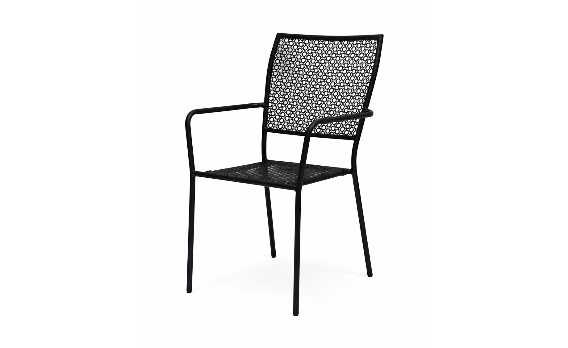 Bivio vrtna stolica 56x53x89 cm crna