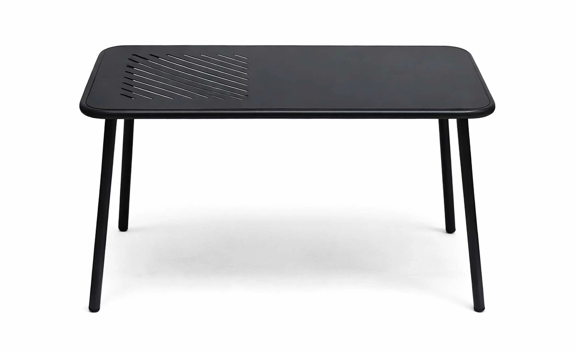 Kanpur metalni stolić 80x45x45 cm antracit
