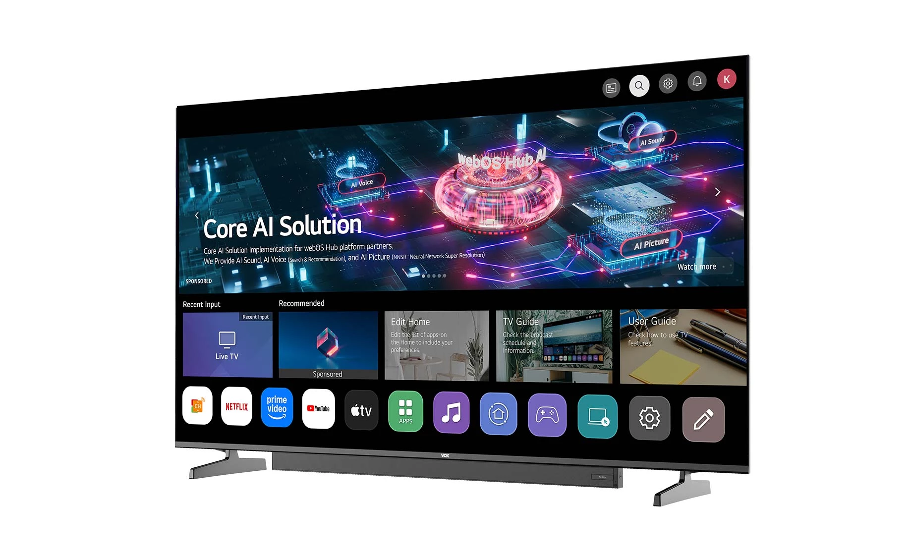 Vox 65WSB684U televizor