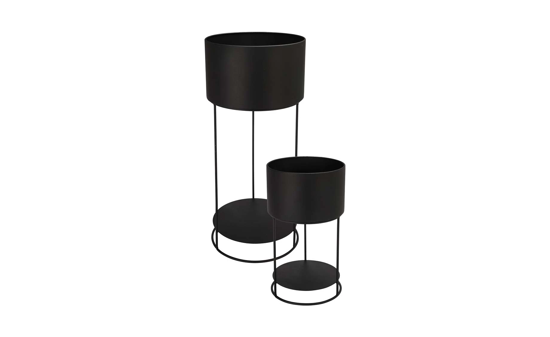 Tegla na stalku metal black s