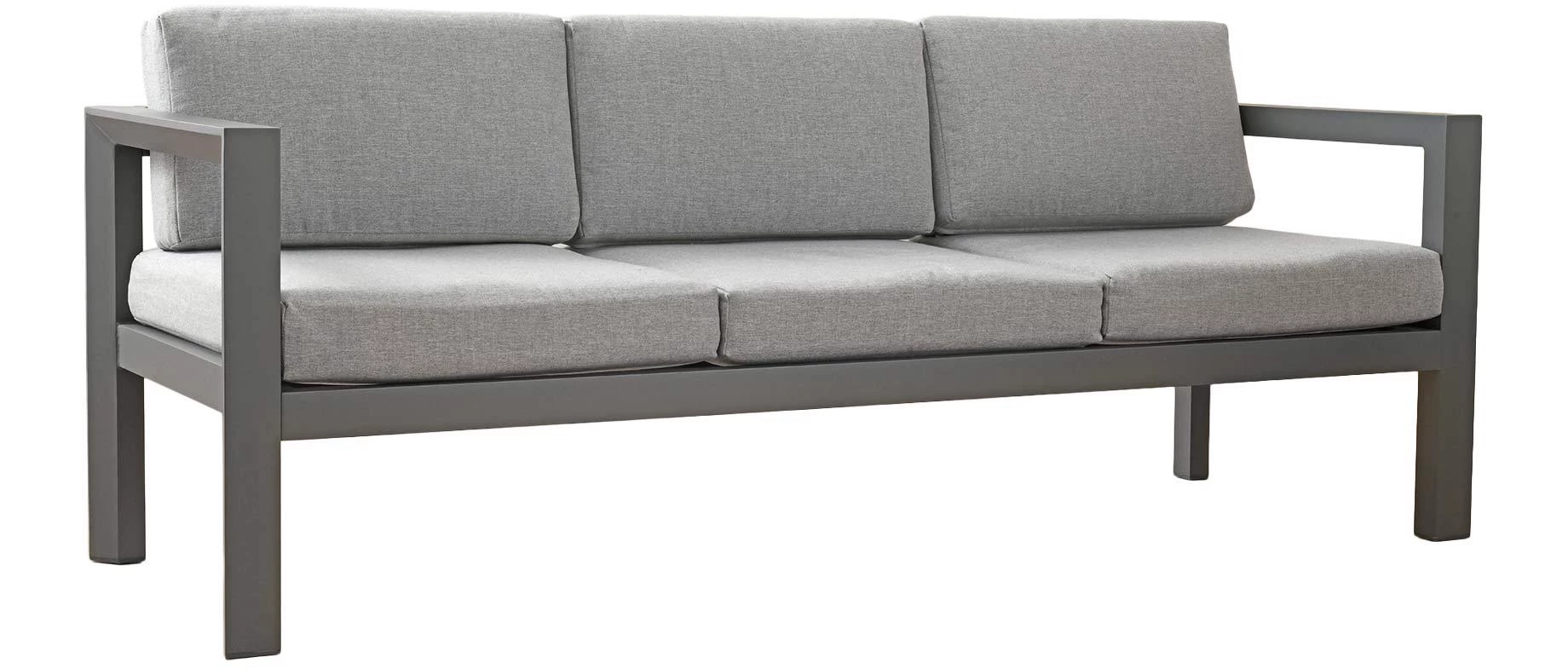 Fabia aluminijski vrtni set - siva