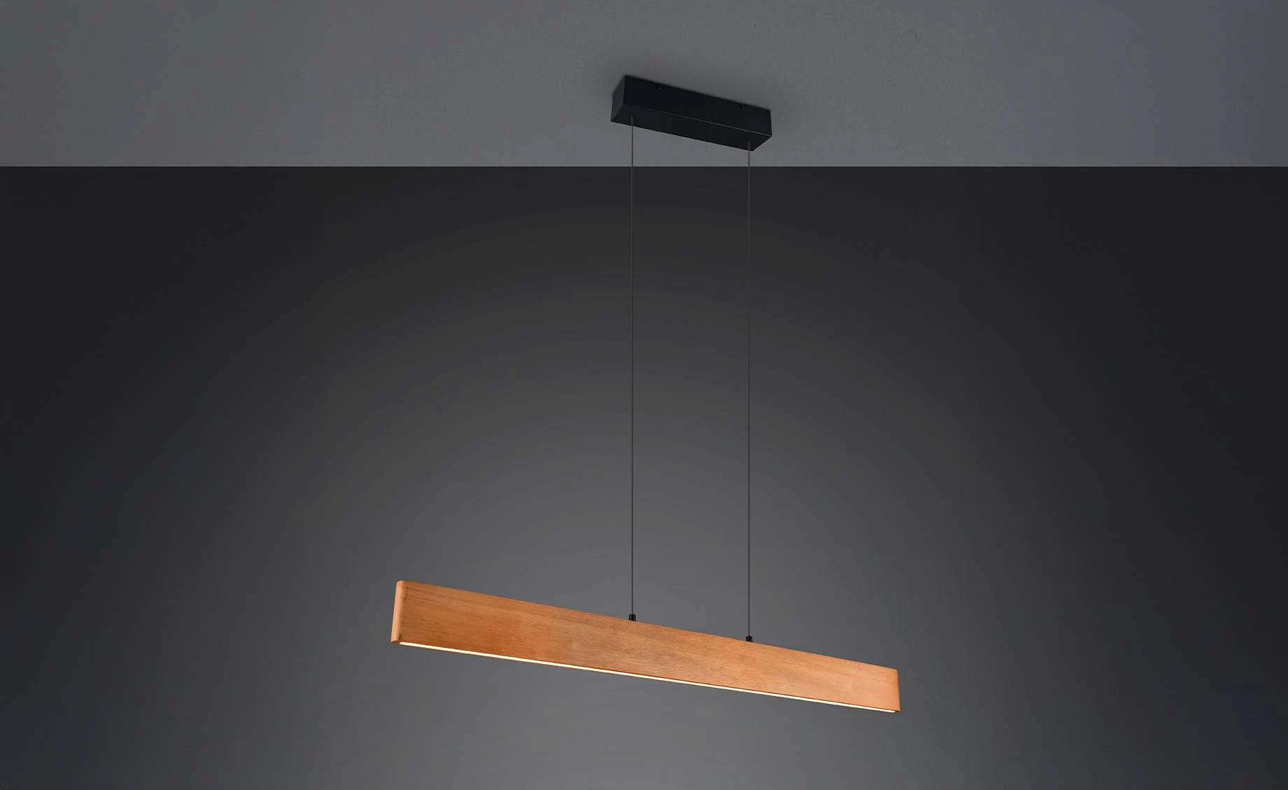 Viseća lampa Edgewood LED braon