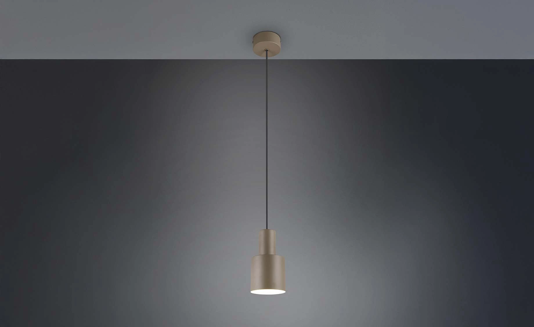 Viseća lampa Agudo 1 siva