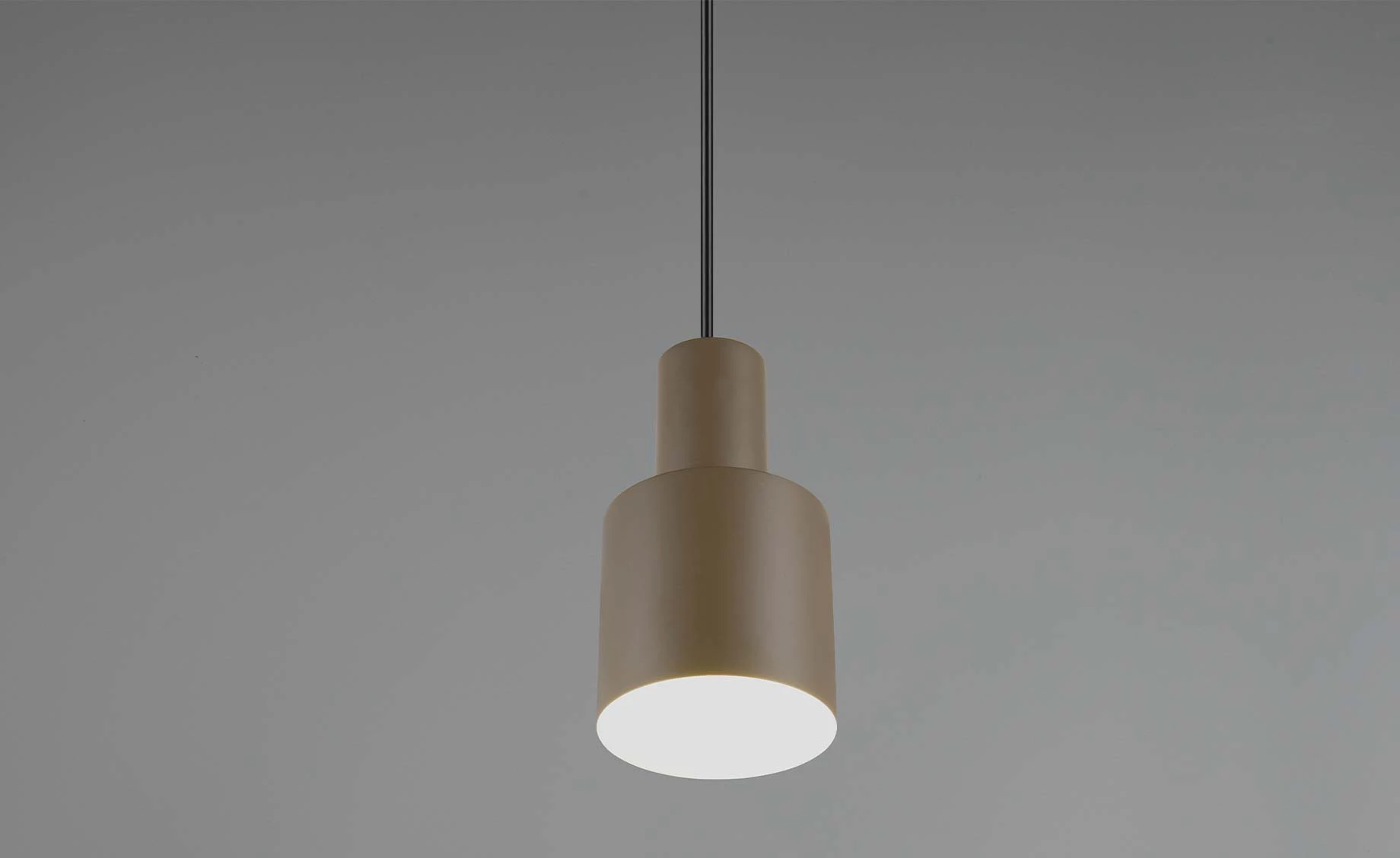 Viseća lampa Agudo 1 siva