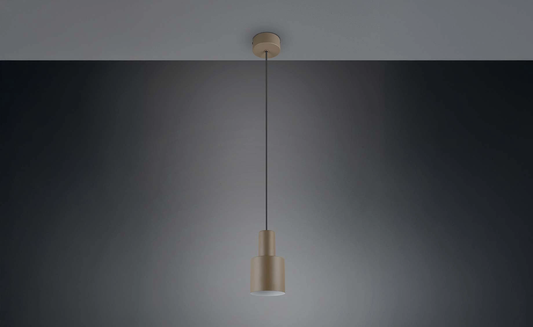 Viseća lampa Agudo 1 siva