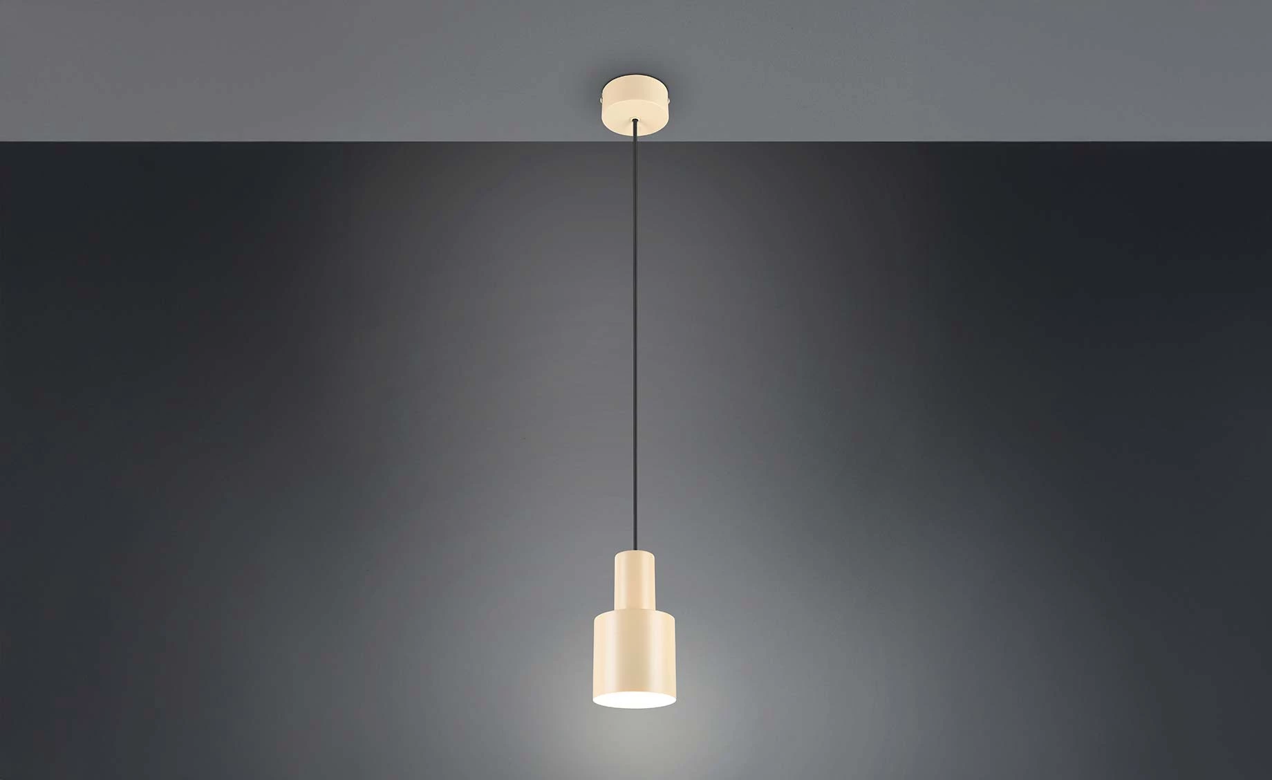 Viseća lampa Agudo 1 bež