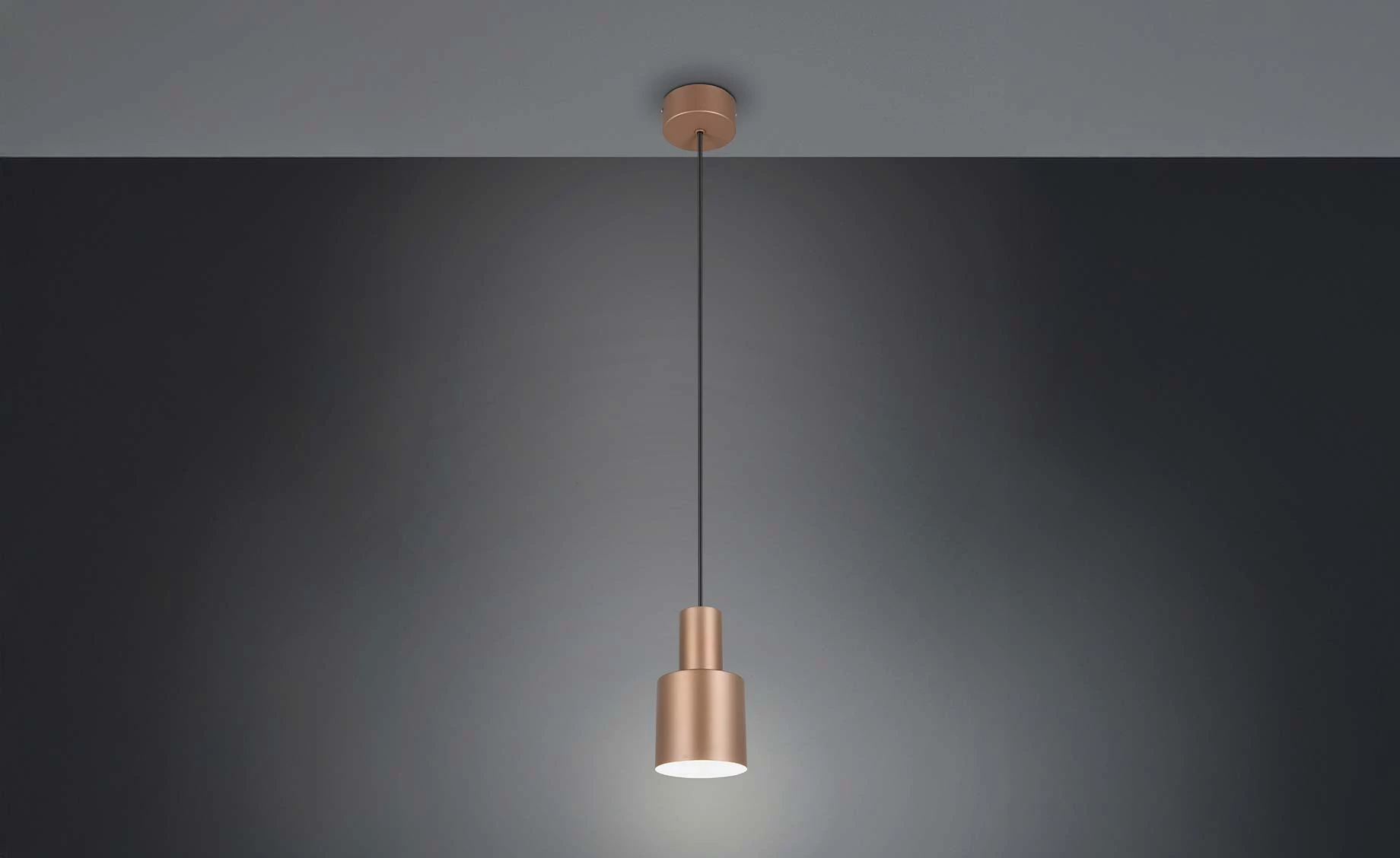 Viseća lampa Agudo 1 braon