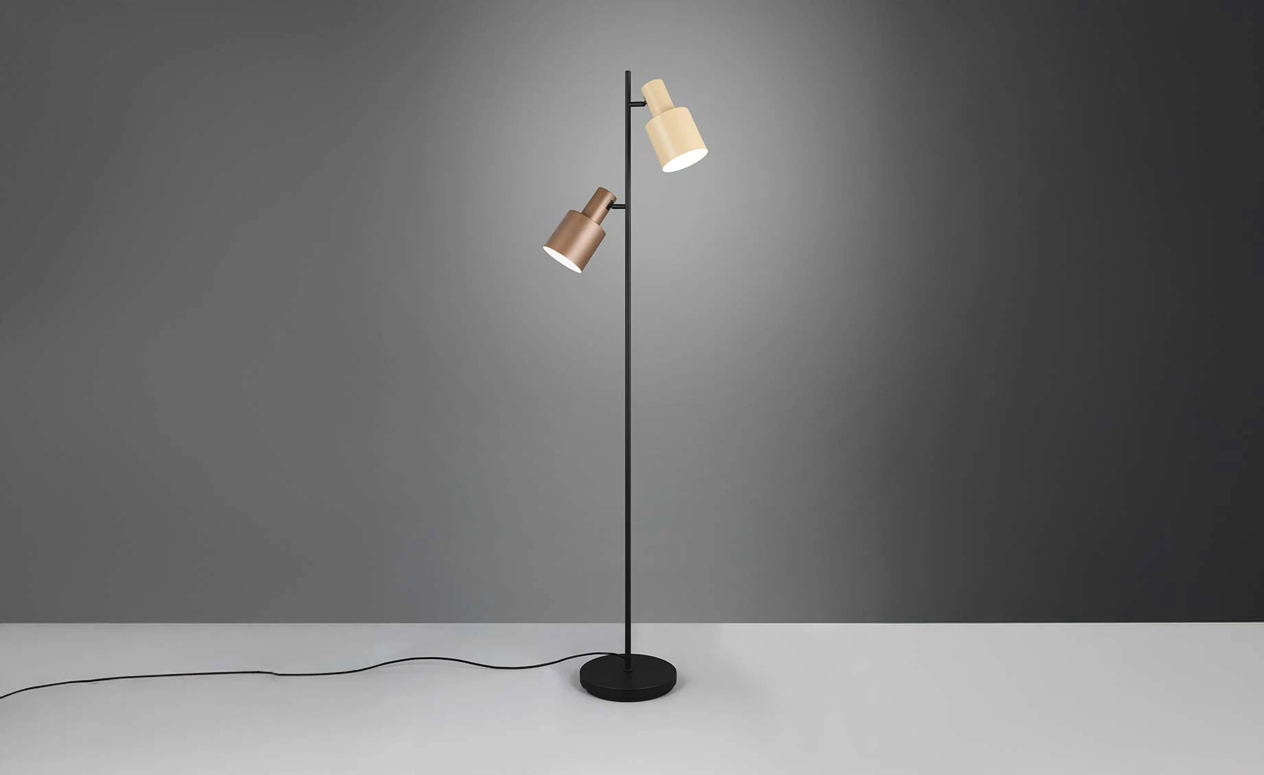 Podna lampa Agudo bež