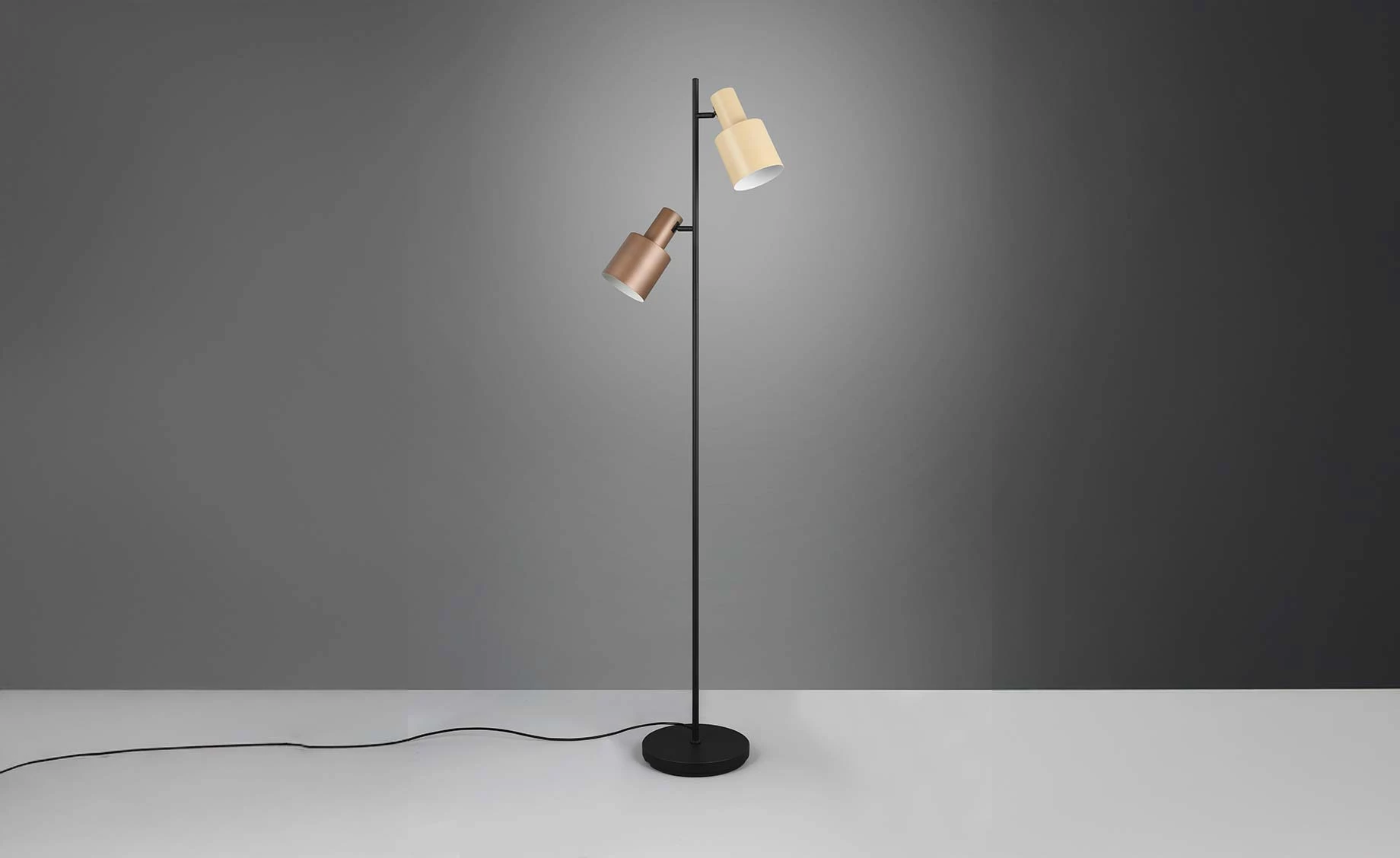 Podna lampa Agudo bež