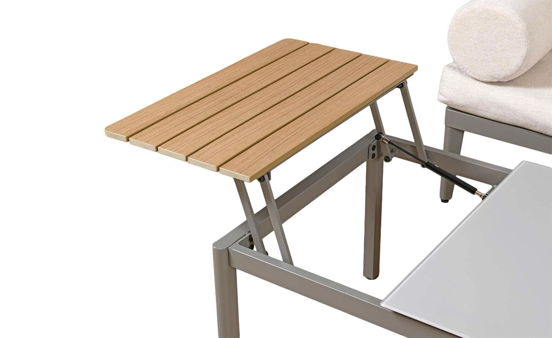 Lugo baštenski metalni set bež
