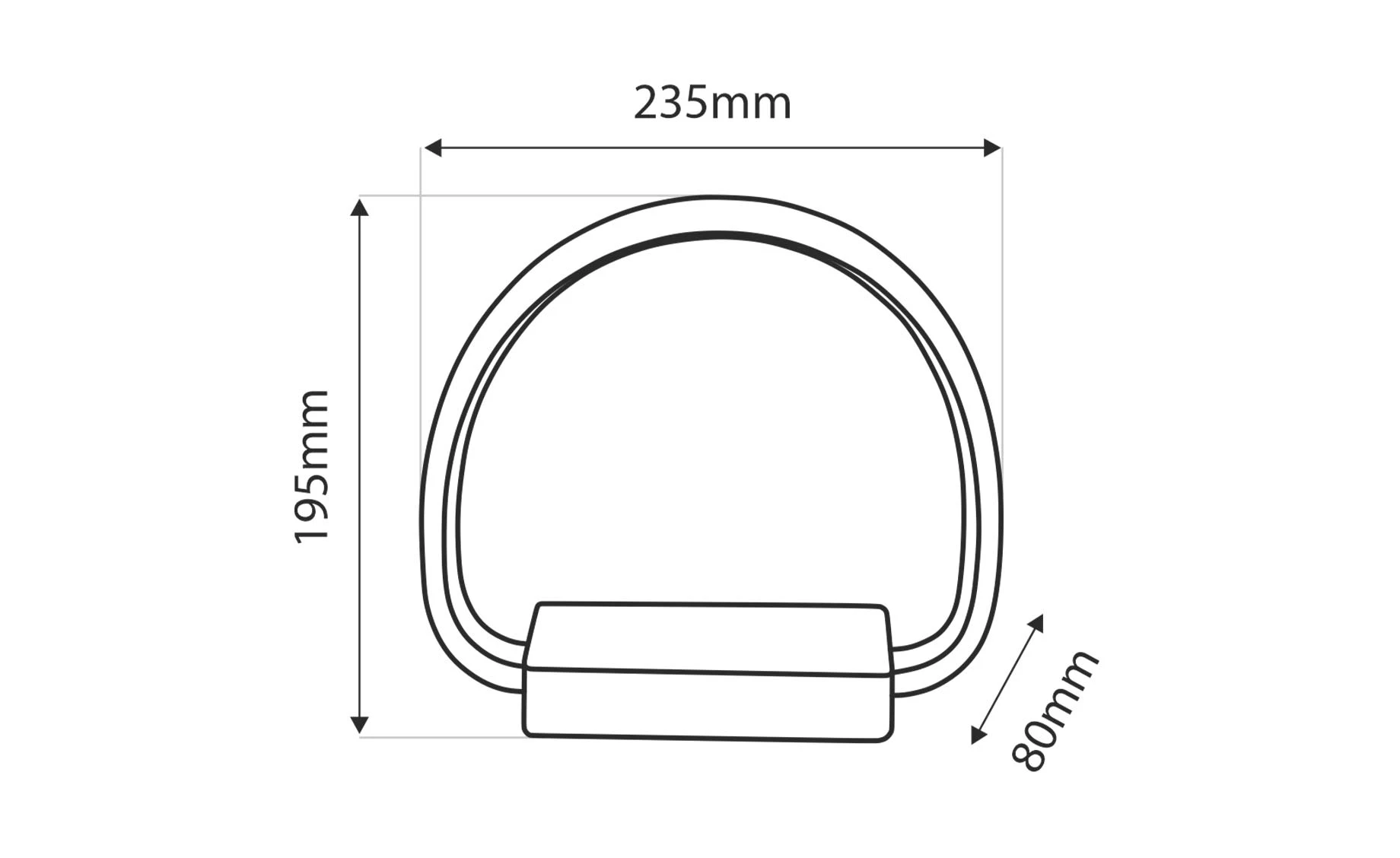 Stona lampa Gytha LED s bežičnim punjačem