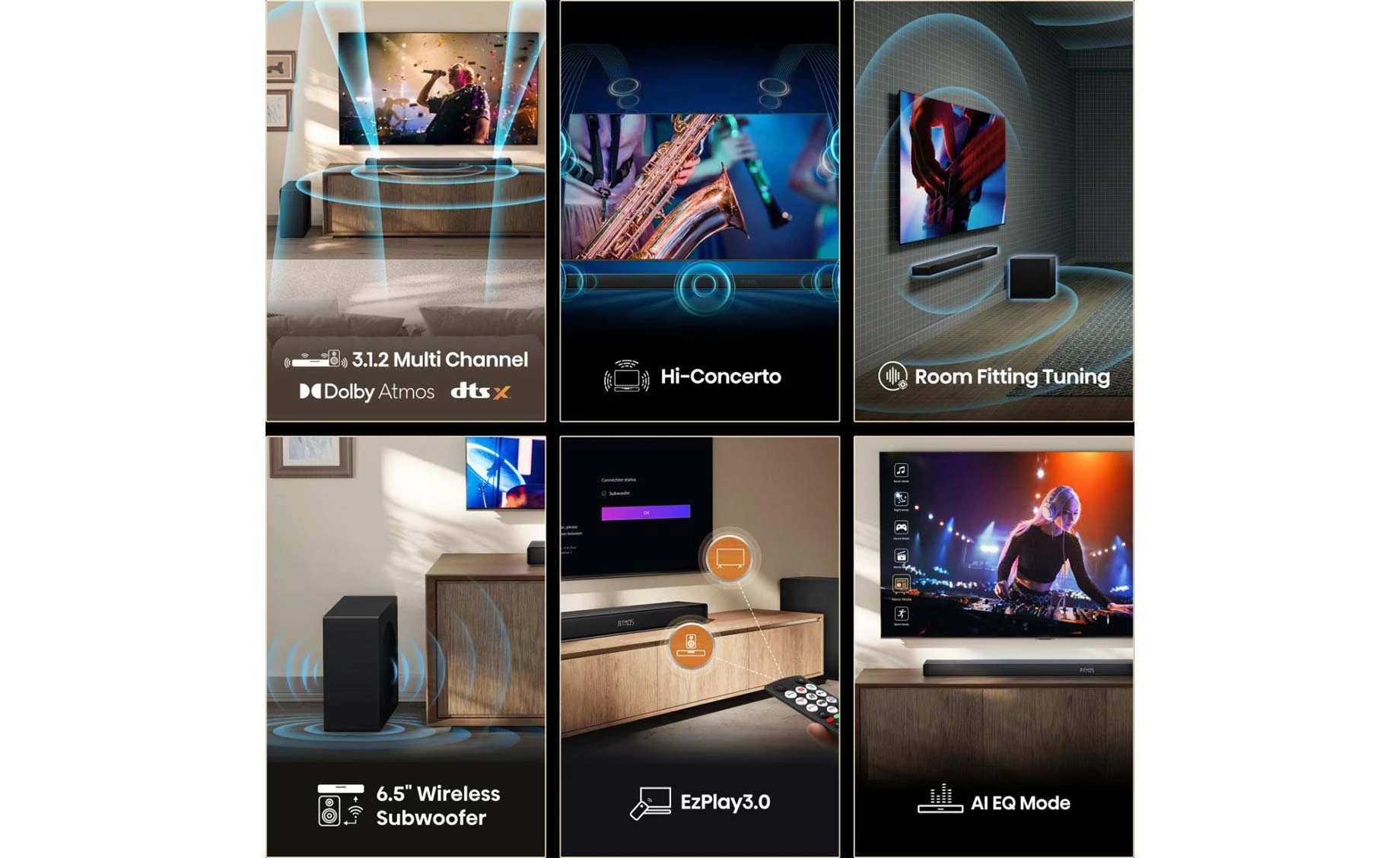 Hisense AX3120Q soundbar 3.1.2