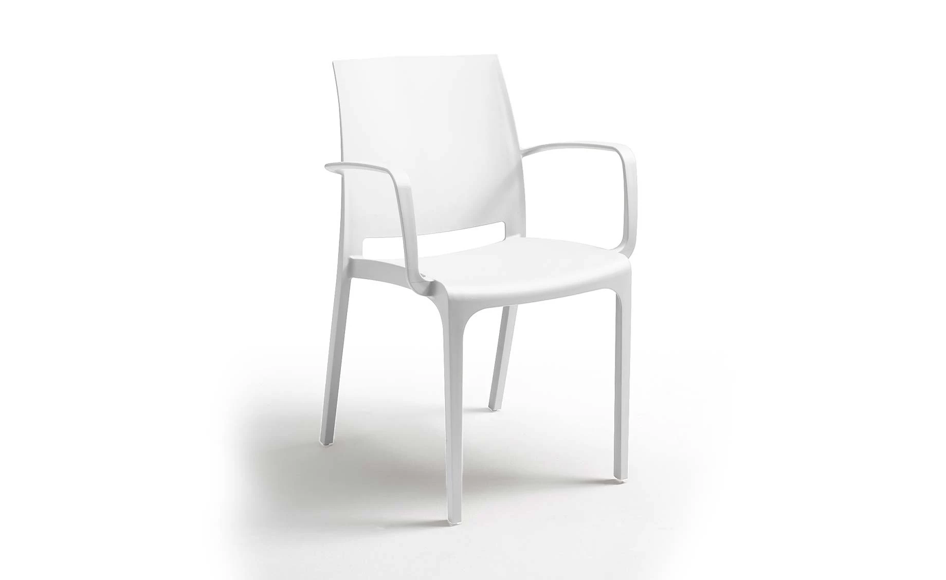 Volga vrtna stolica 56x56x81 cm bijela