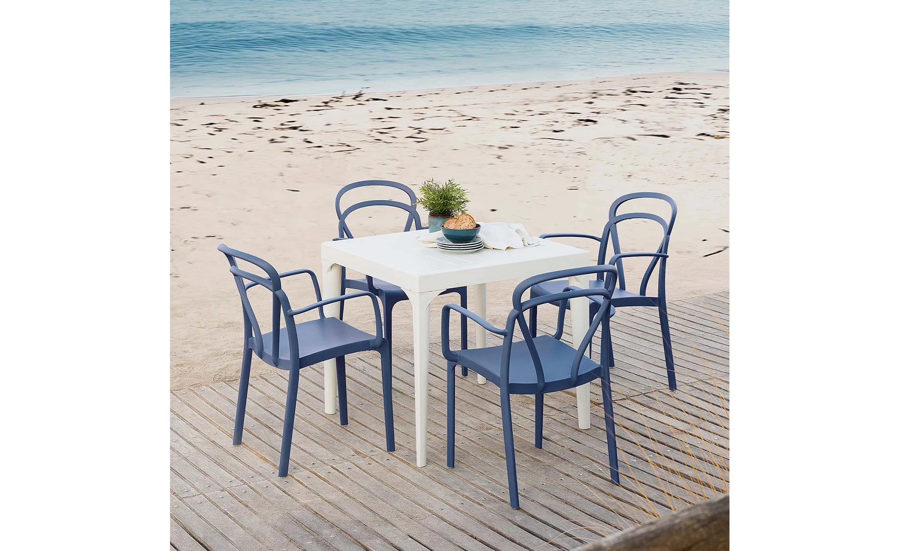 Vague stolica 56x54x80 cm plava