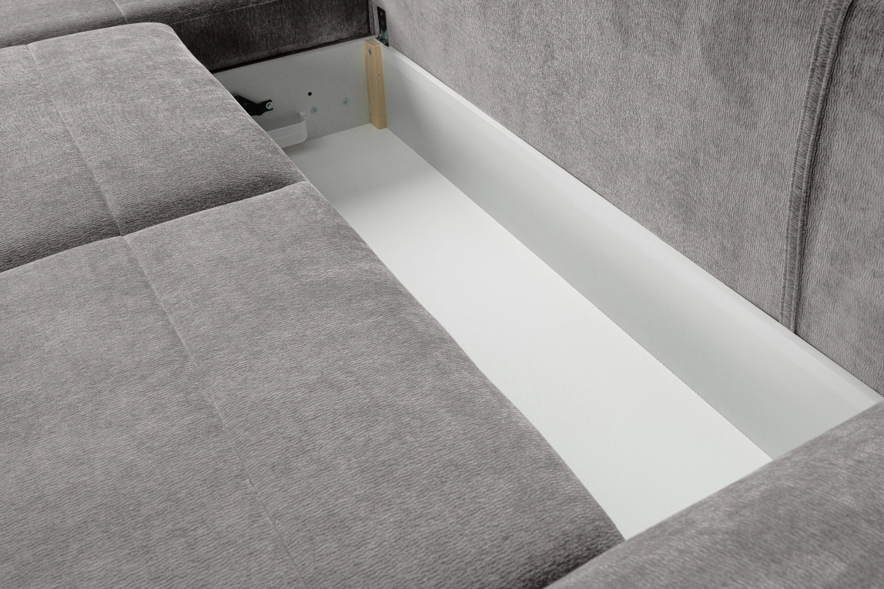 Yoko ugaona garnitura sa ležajem univerzalna siva 320x211x93 cm