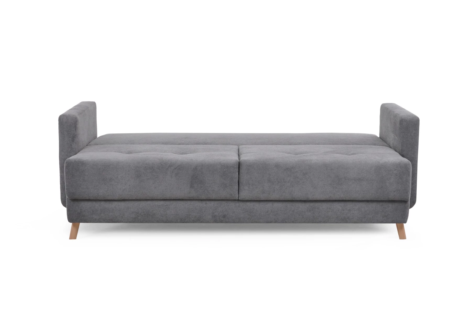 Scandi trosed sa ležajem i prostorom za odlaganje 218x92x91 cm siva