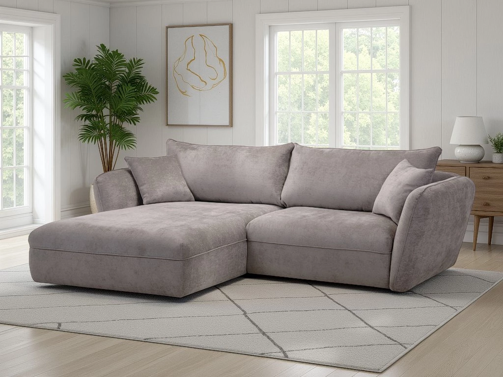 Luigi ugaona garnitura 260x180x84 cm taupe leva