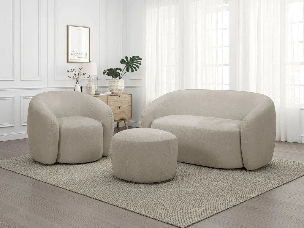 Cherry tabure 56x62x45 cm bež