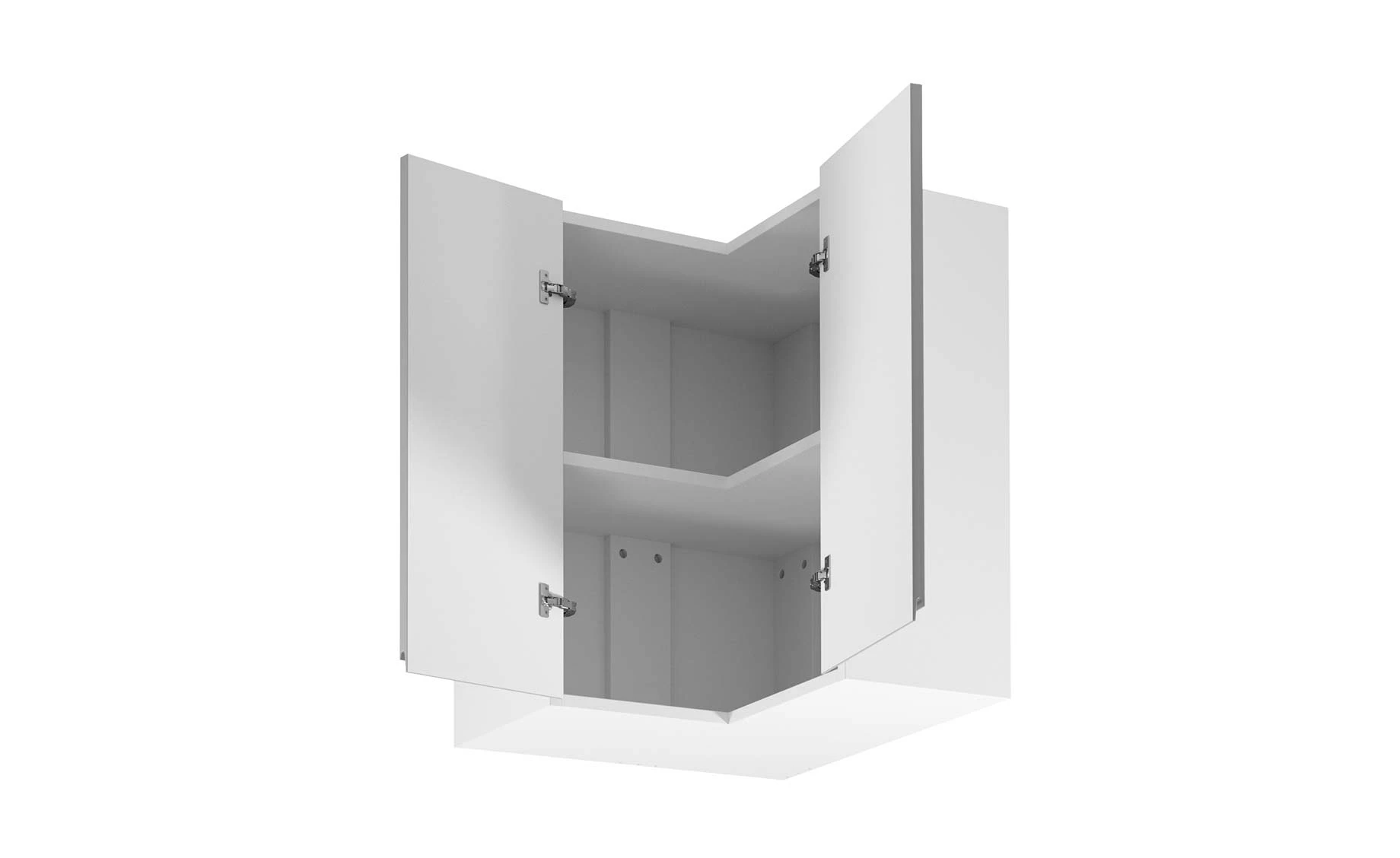 Gardena viseći element ugaoni G60N 2V 60x60x72cm siva