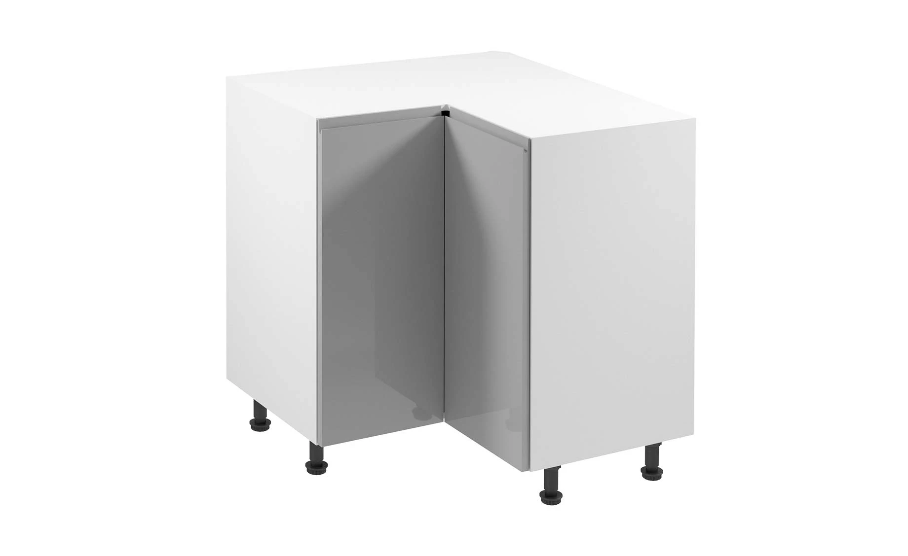 Gardena donji element ugaoni D90N 2V 79x79x82cm siva