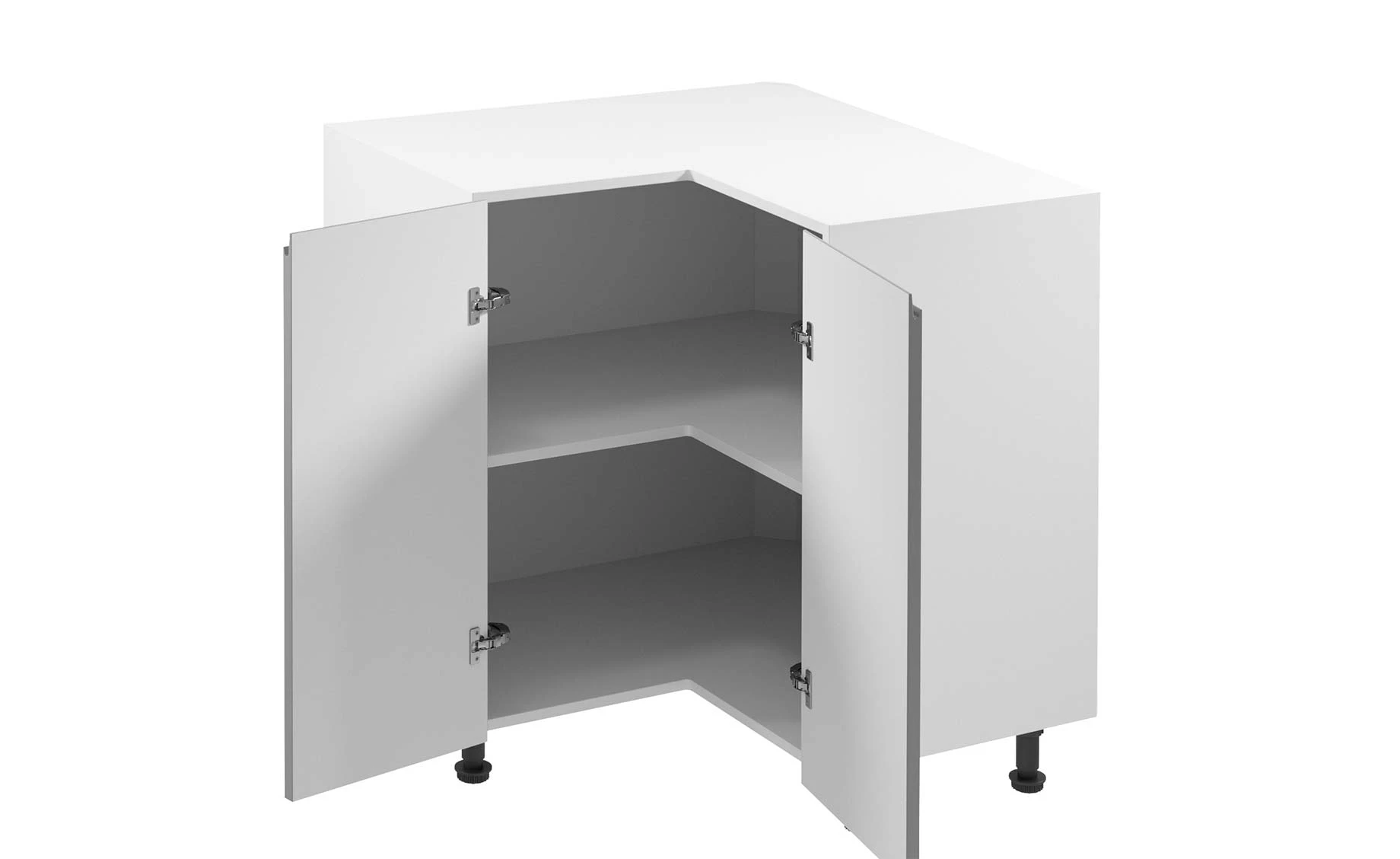Gardena donji element ugaoni D90N 2V 79x79x82cm siva
